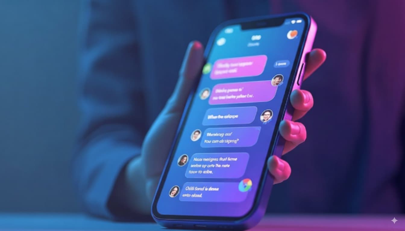 Phone with WhatsApp assistant